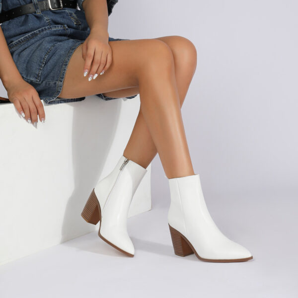 Side Zipper  Boots Women