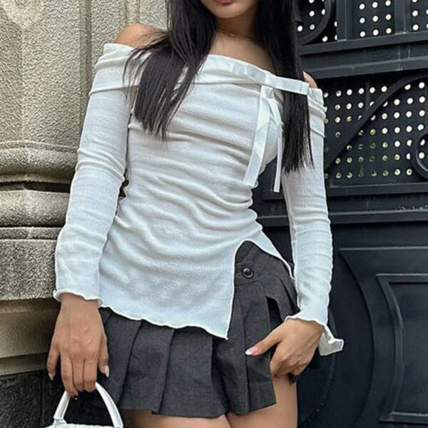 Sweet Bow Off-shoulder